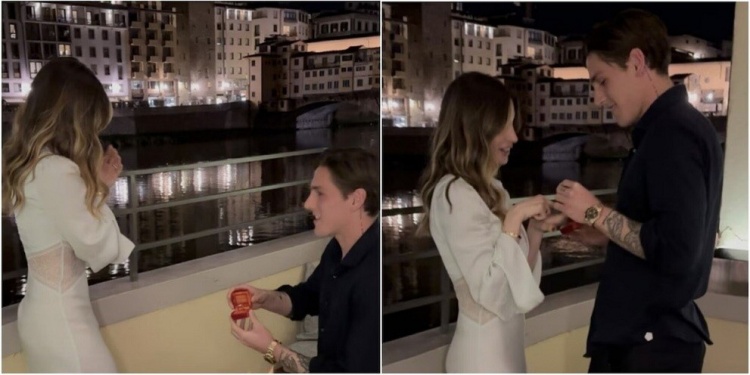 扎尼奧洛向女友薩拉求婚成功，兩人已經生有一個兒子