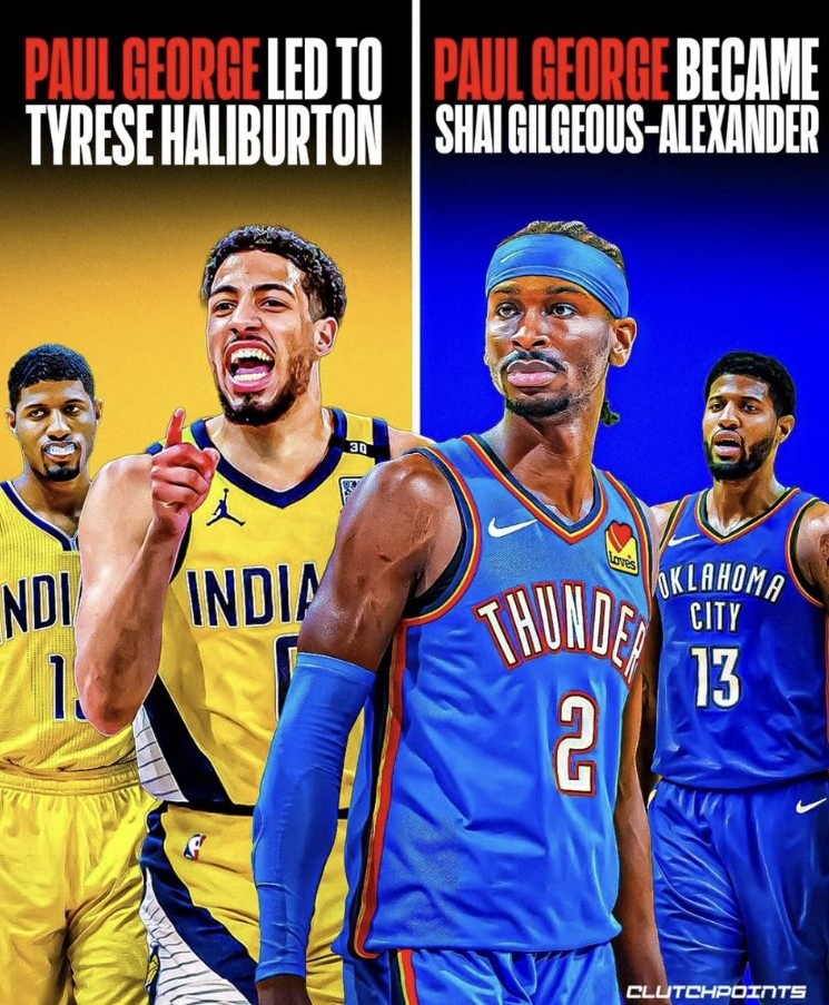 步行者雷霆總決賽相遇？兩支隊的核心都曾與喬治的交易有關(guān)??