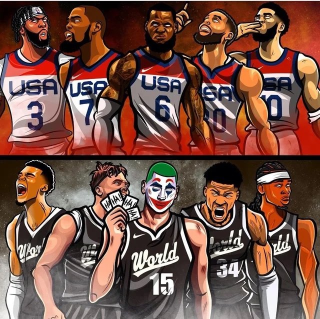 美媒曬美國VS世界對陣！字母哥：這該成為明年全明星賽制????