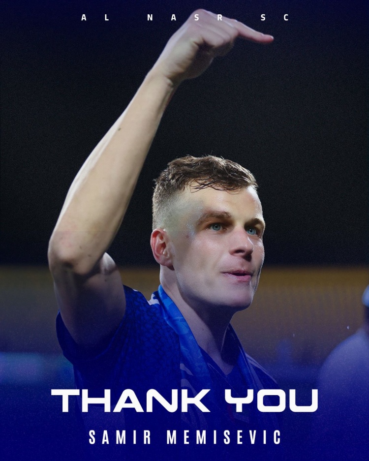 官方：31歲前國安外援梅米舍維奇自由身離開迪拜勝利