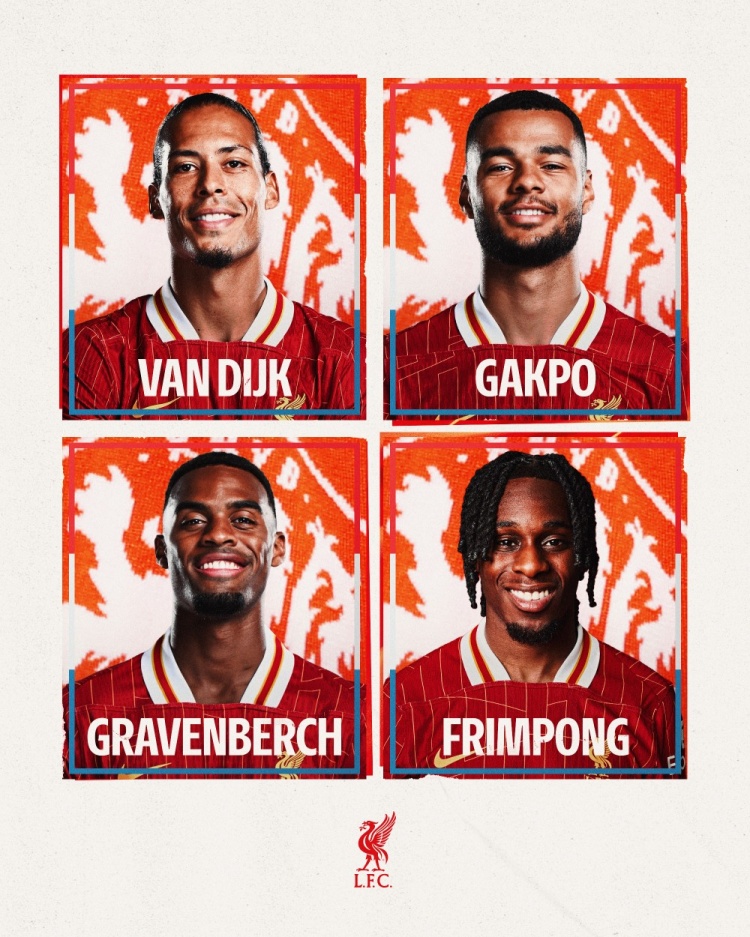 “荷蘭幫”??簽下弗林蓬后，利物浦一線隊(duì)已有4名荷蘭球員