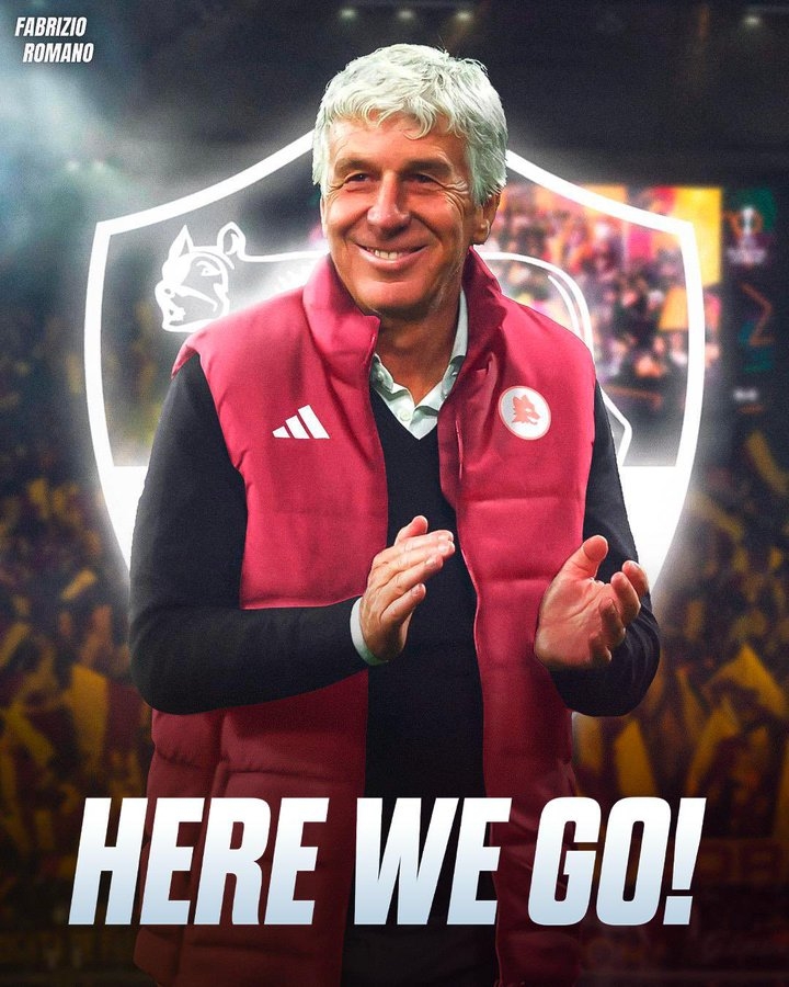Here we go！羅馬諾：加斯佩里尼將執(zhí)教羅馬，簽約3年