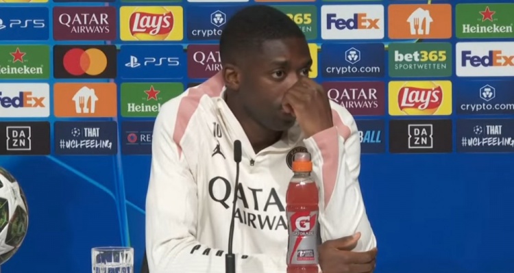 登貝萊：也許有姆巴佩我們會(huì)更強(qiáng) 我已經(jīng)很好地適應(yīng)了9號(hào)位