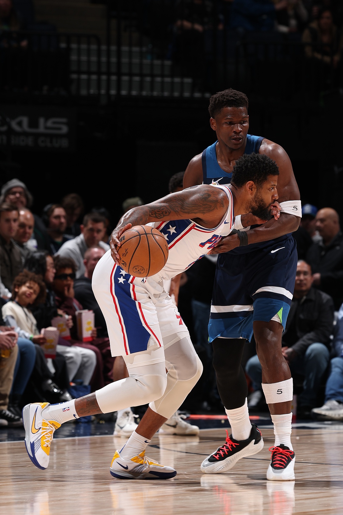 喬治：華子可以去練低位技術 這能讓他關鍵時刻更好地找到節(jié)奏