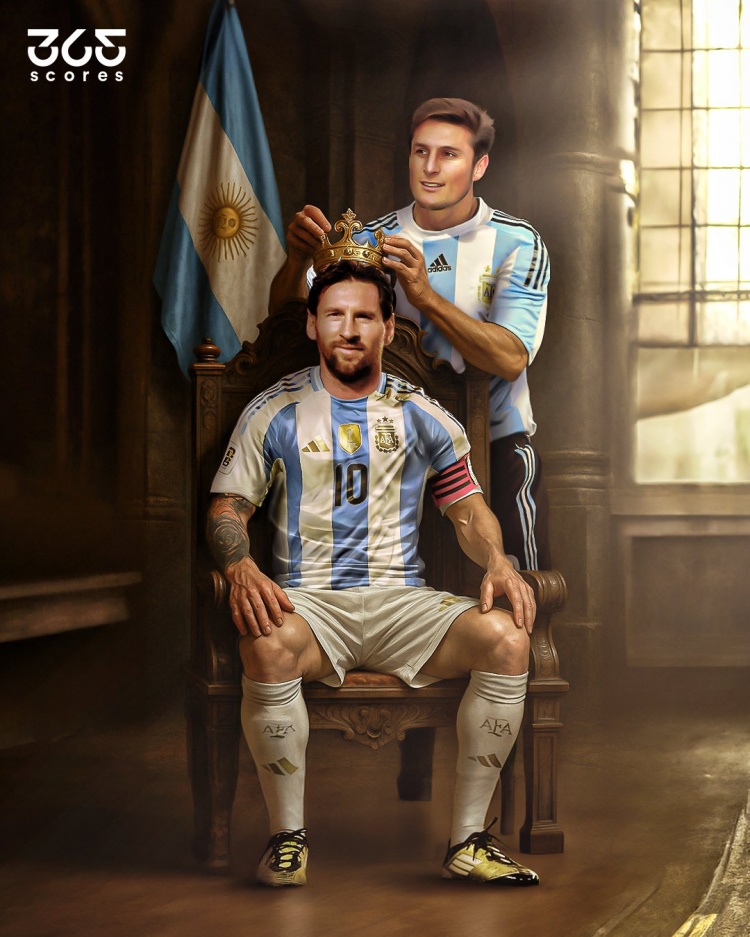 梅西出戰(zhàn)1103場比賽超越薩內(nèi)蒂，獨(dú)享出場最多阿根廷球員榮譽(yù)