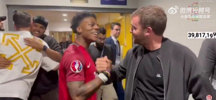 甲亢哥在歐冠決賽見到羅馬諾：Speed要轉(zhuǎn)會曼聯(lián)了，here we go！