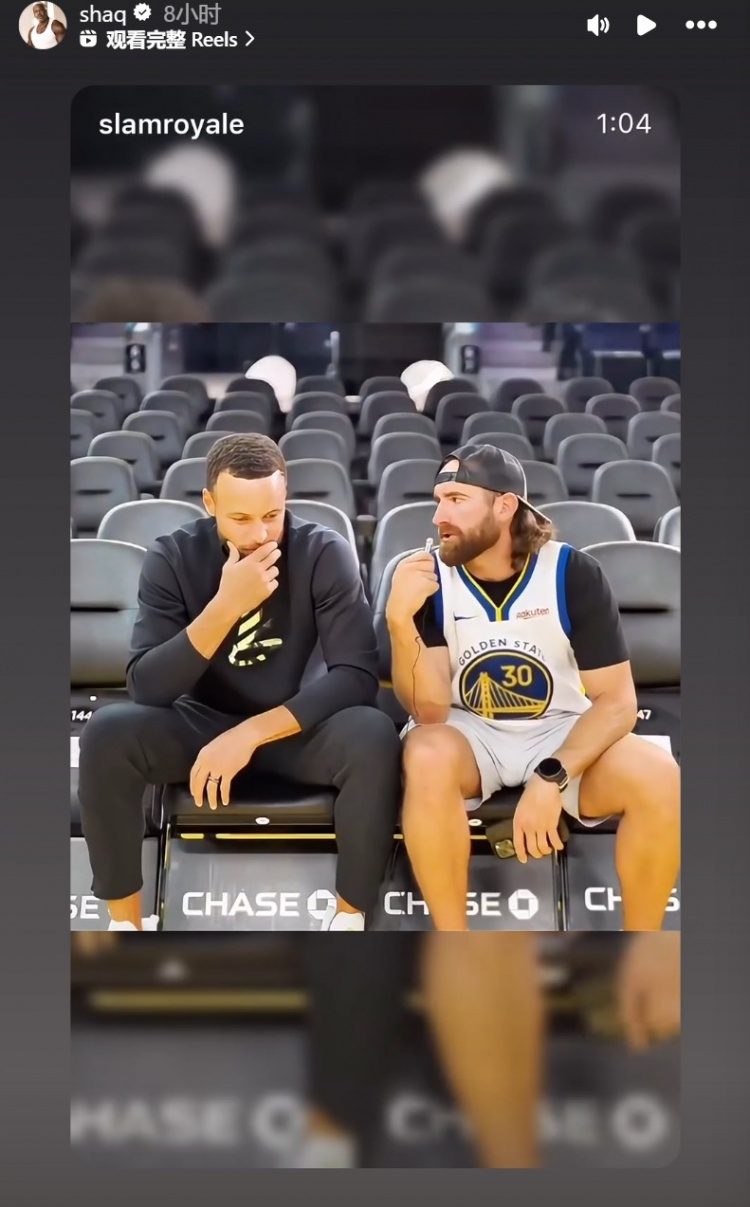 庫里去年評歷史最強五人組：奧鄧詹喬庫 奧尼爾今天轉(zhuǎn)發(fā)??