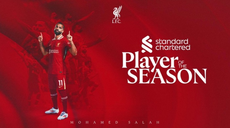 毫無(wú)懸念！官方：利物浦生涯第5次，薩拉赫當(dāng)選球隊(duì)賽季最佳球員