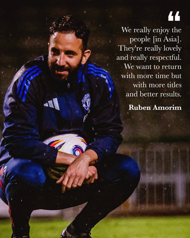 阿莫林談亞洲行：我們很喜歡亞洲的球迷，希望以后帶著獎(jiǎng)杯回來