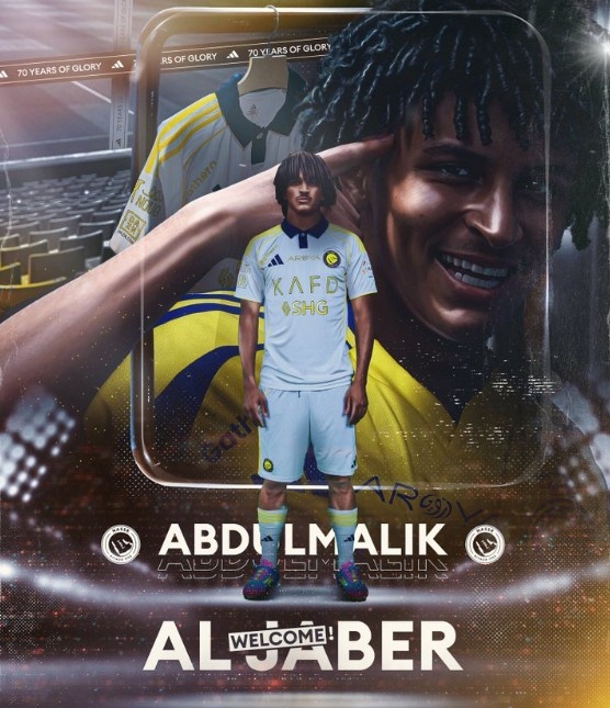 官方：利雅得勝利簽下21歲沙特中場賈比爾，雙方簽約4年