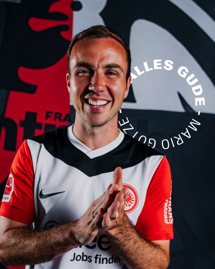 法蘭克福祝格策33歲生日快樂，球員加盟至今出戰(zhàn)122場12球16助