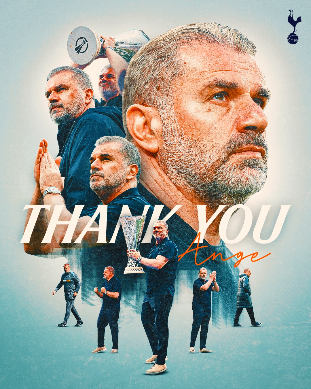 熱刺官方致謝澳波：隊(duì)史第三位奪得歐戰(zhàn)冠軍主教練，將永遠(yuǎn)被銘記