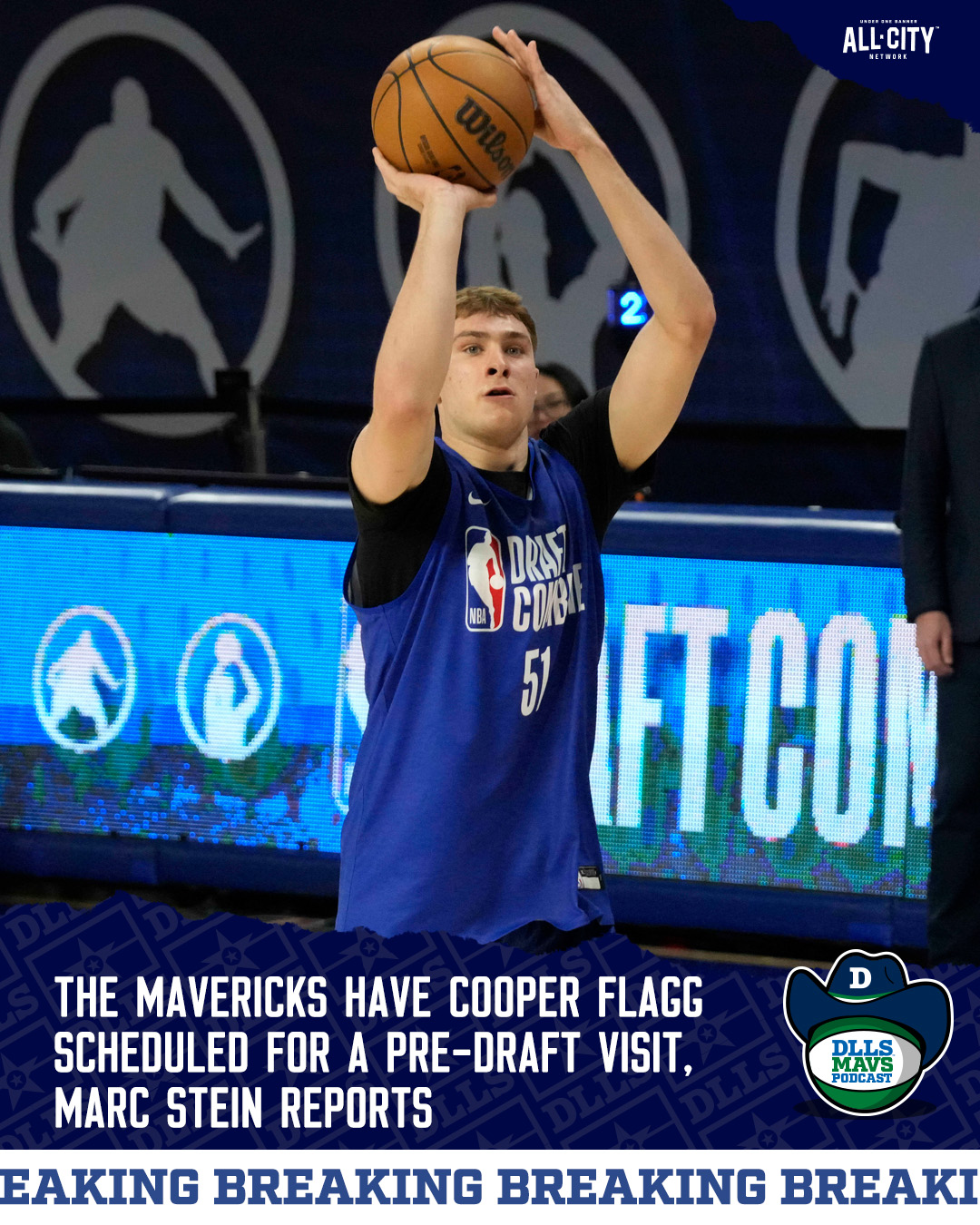 ??走個流程！Stein：獨行俠安排弗拉格在選秀前訪問達拉斯！