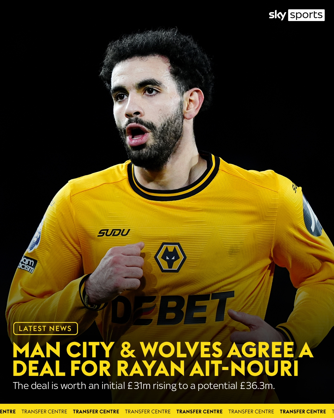 超4300萬歐！天空：曼城簽努里的轉會費最高可達3630萬英鎊