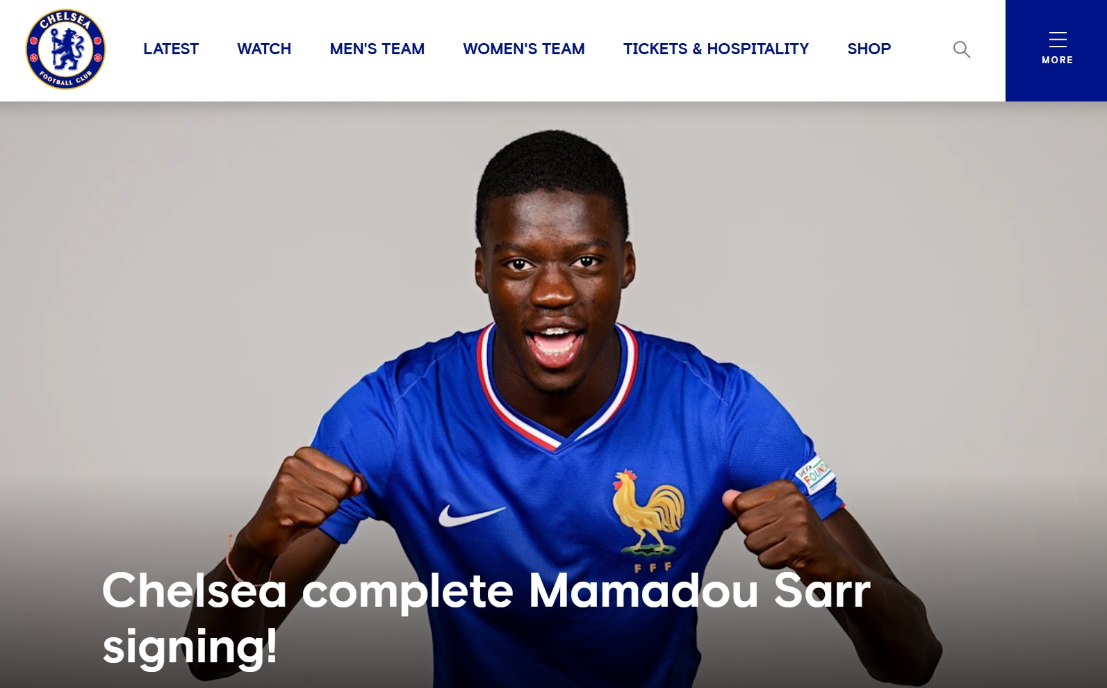 馬馬杜-薩爾：夢(mèng)想隨切爾西奪英超歐冠，最欽佩的藍(lán)軍名宿是坎特