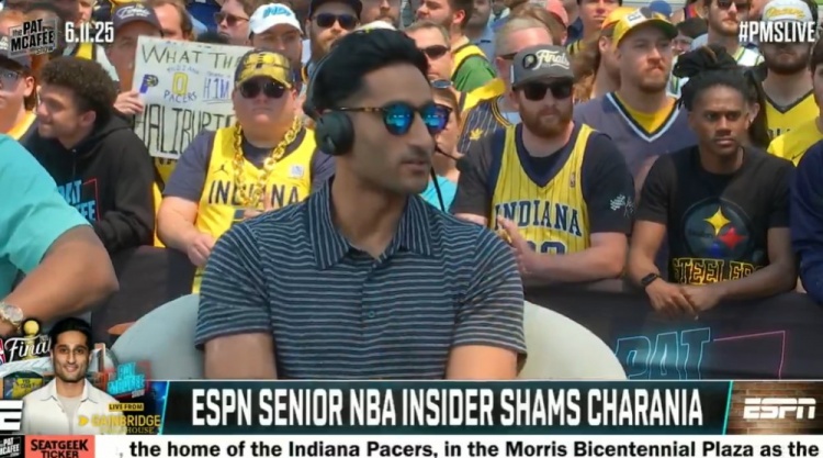 Shams：哈利伯頓一瘸一拐是腳踝問題 但沒啥可擔心的&他會出戰(zhàn)G3