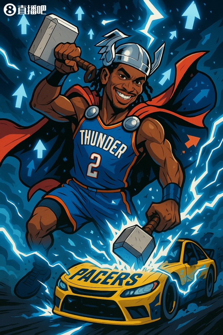 這次成功了！亞歷山大強(qiáng)勢(shì)變身雷神 重錘印第安納賽車