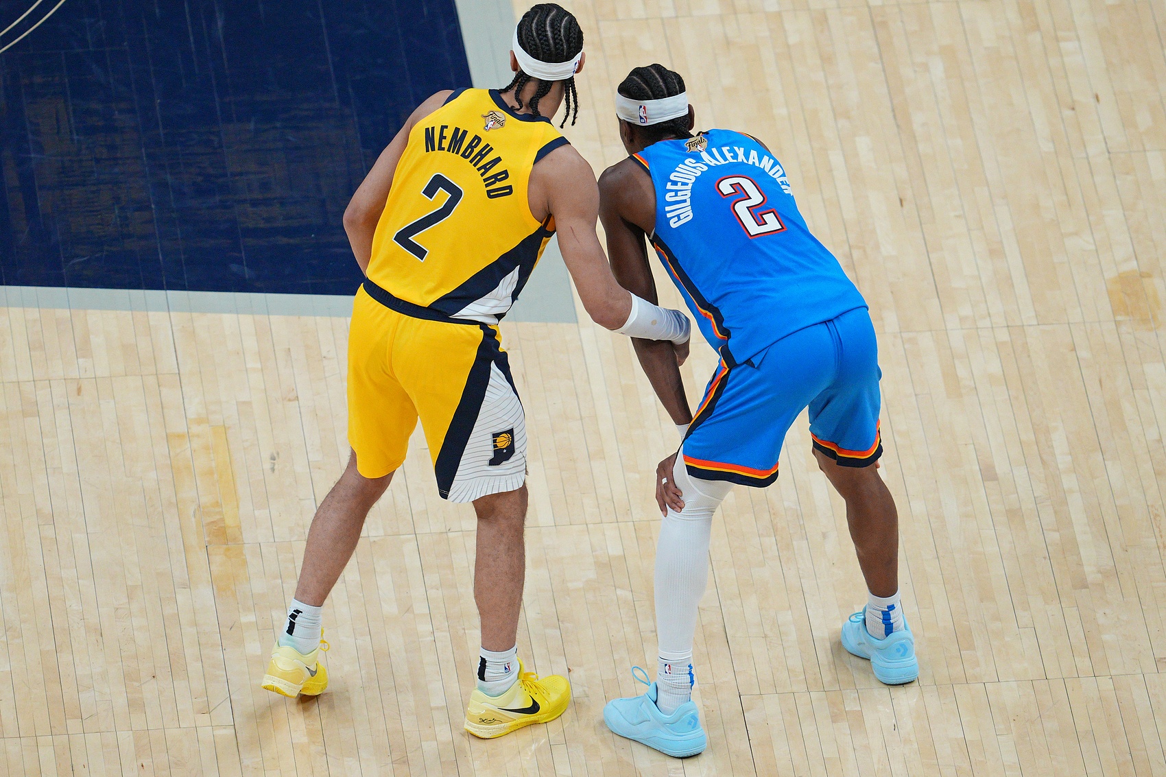 盡全力在防！內(nèi)姆哈德全場主防SGA 拿10分2板2助2斷1帽難救主