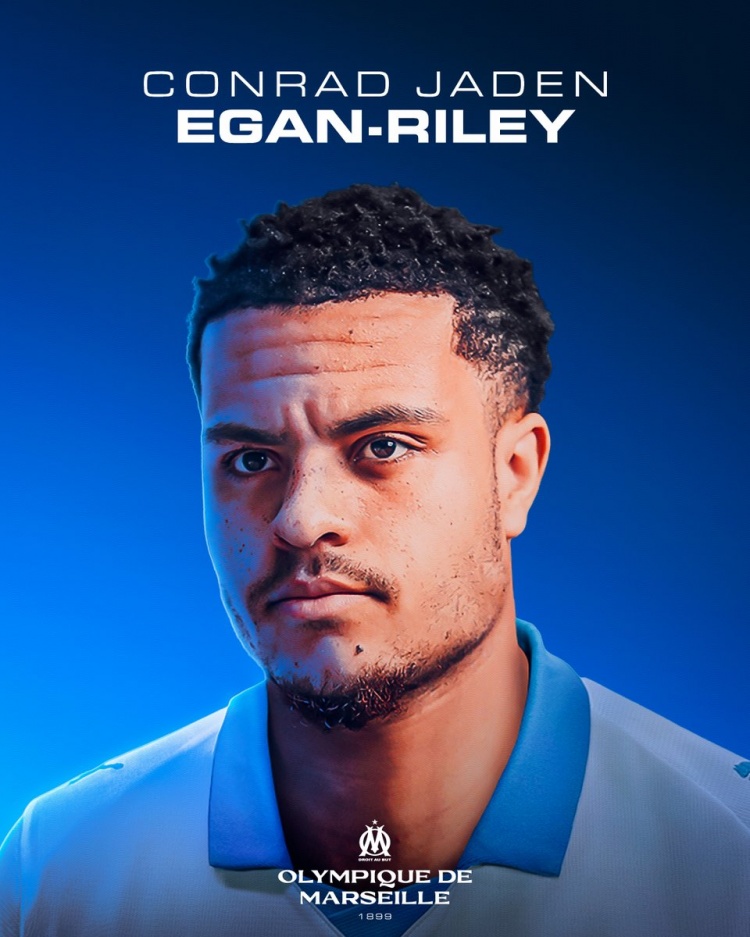 官方：馬賽免簽22歲英格蘭中衛(wèi)萊利 球員U21歐洲杯后加盟