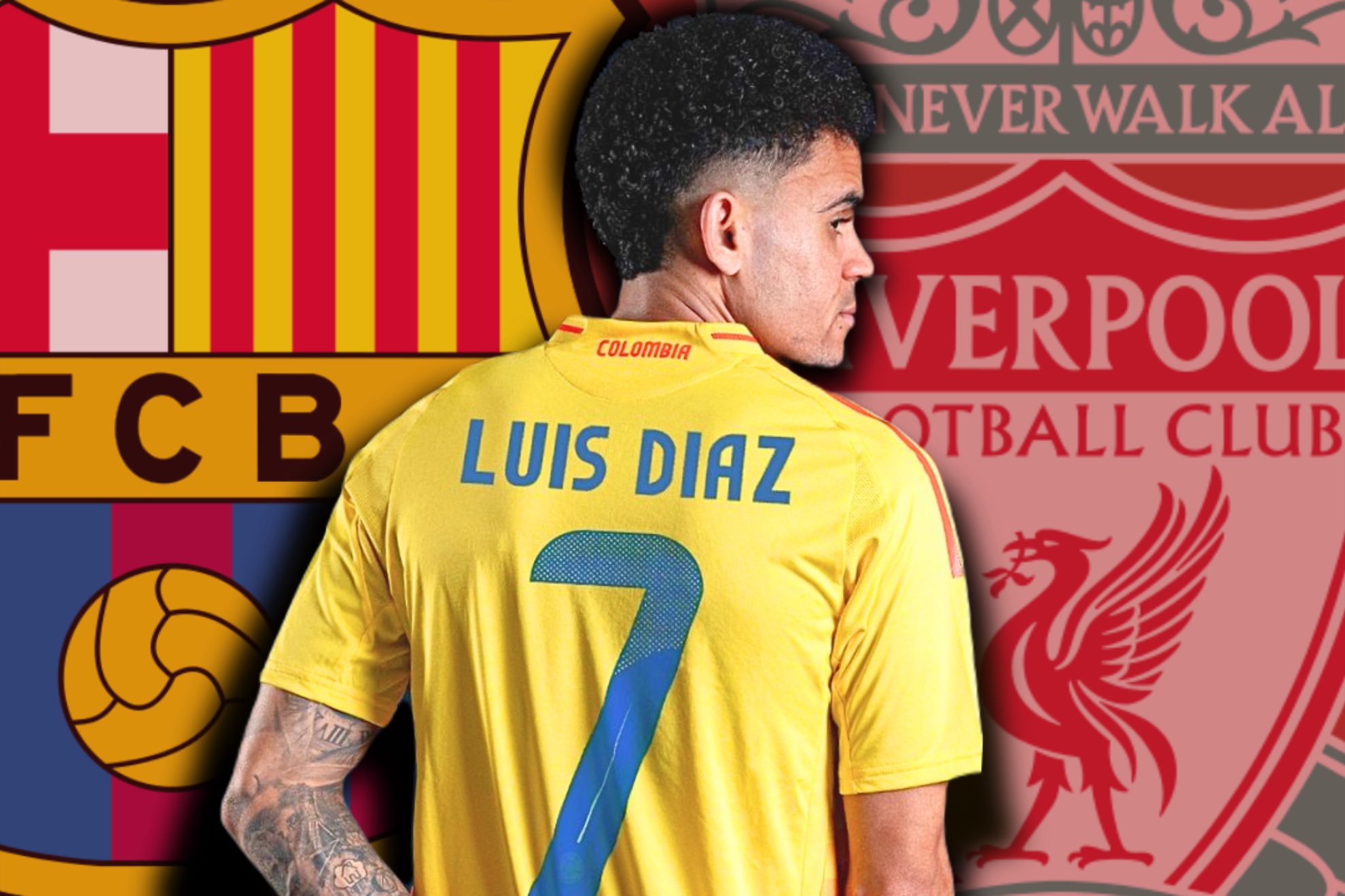 要價8000萬歐！西媒：迪亞斯愿為巴薩說服紅軍 降價至6000萬+分期