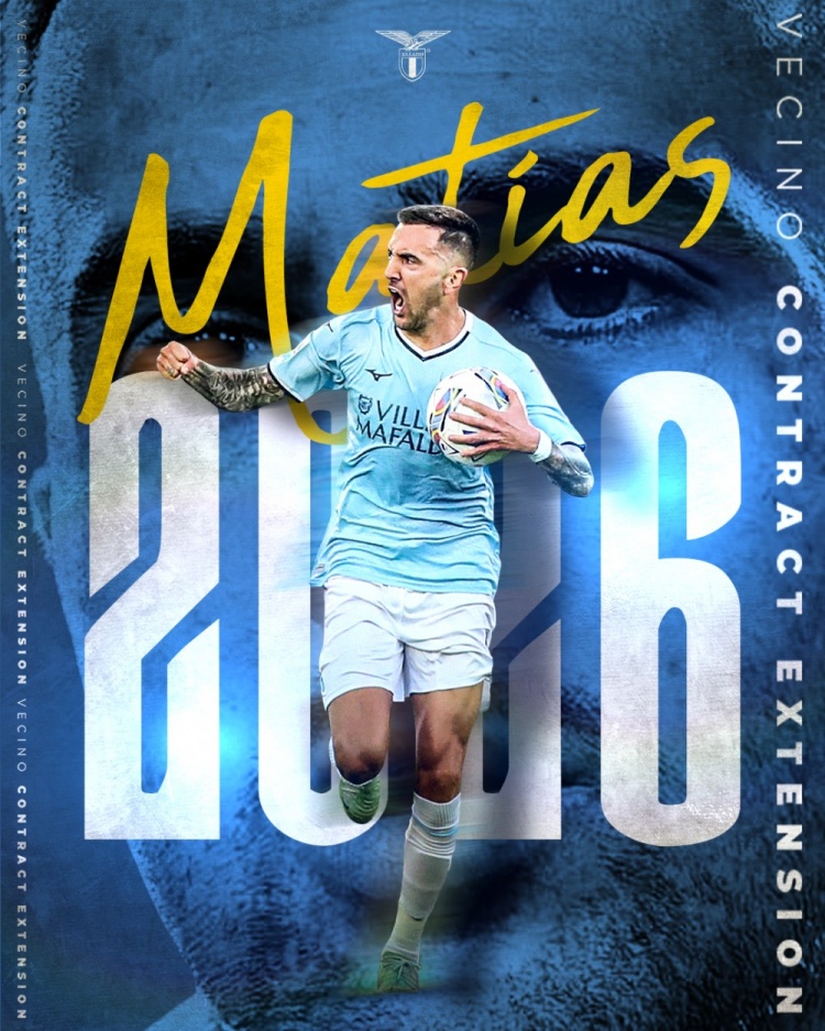 官方：拉齊奧與貝西諾續(xù)約，簽下1+1合同