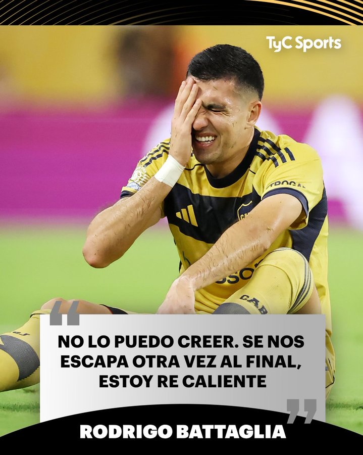 博卡中場：難以置信又一次在最后時刻功虧一簣，我現(xiàn)在火氣很大