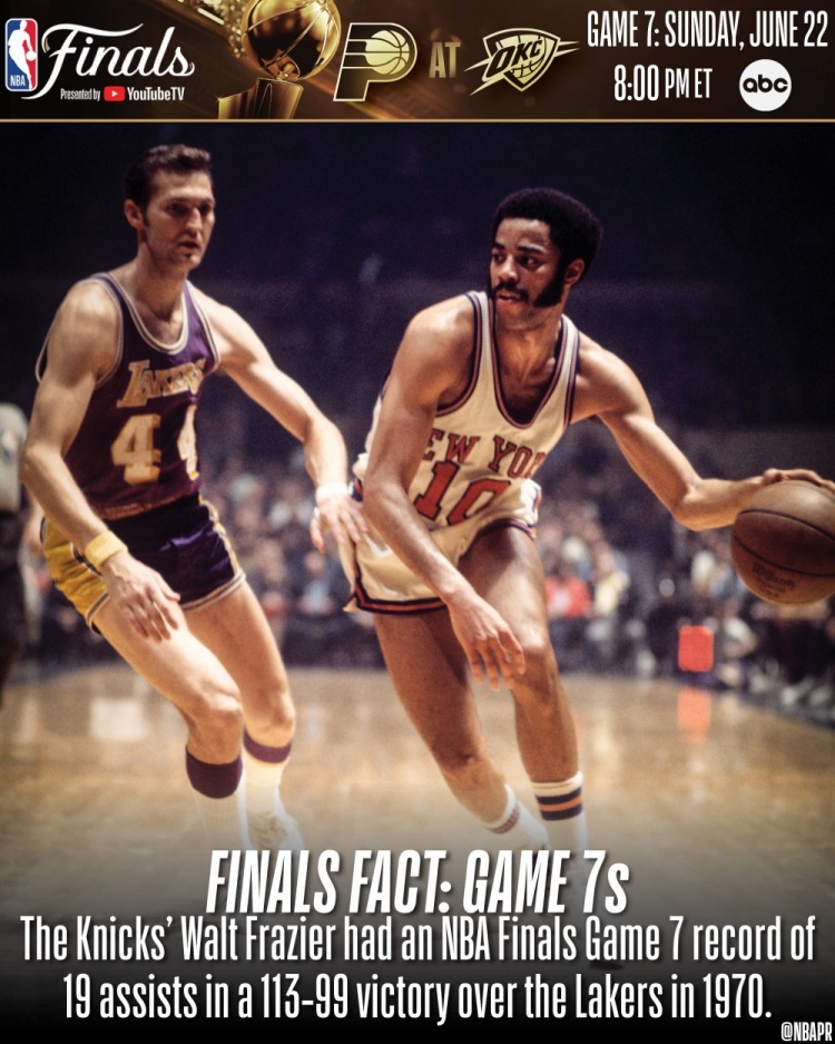 1970年總決賽搶七 尼克斯球星弗雷澤送19助攻創(chuàng)歷史紀(jì)錄&率隊(duì)奪冠