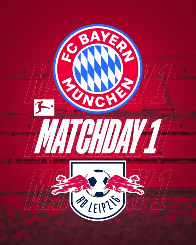 拜仁新賽季德甲首輪將主場(chǎng)對(duì)陣萊比錫，8月23日2:30開(kāi)球