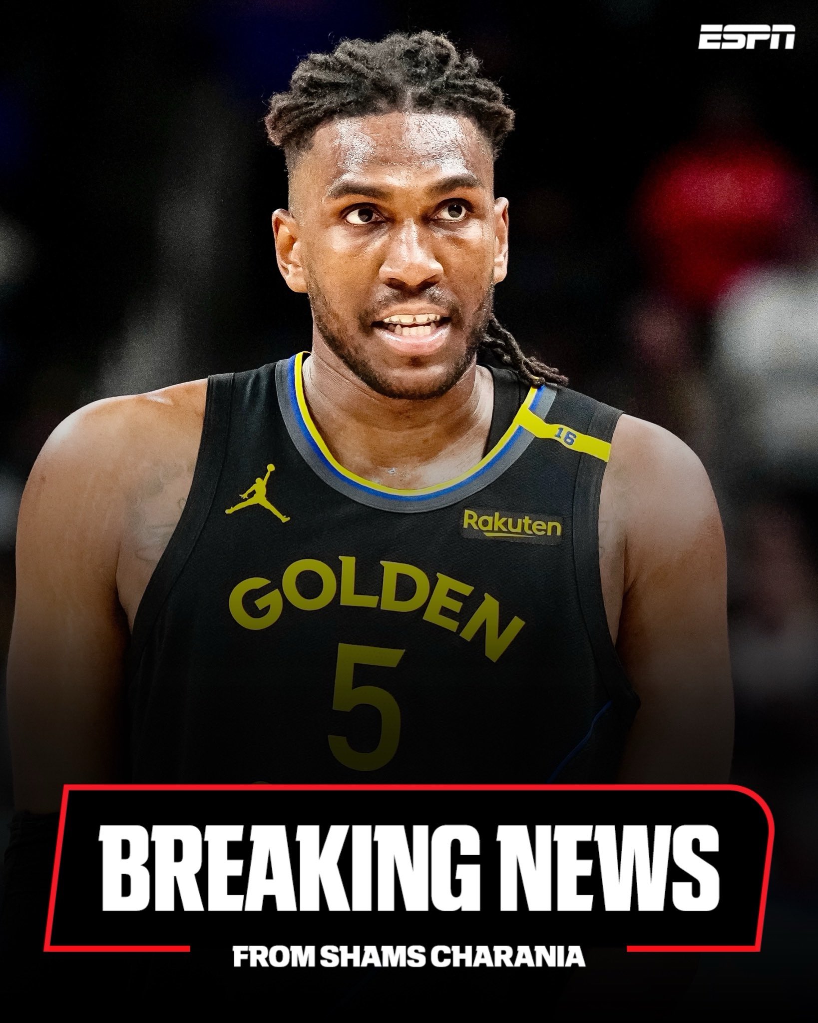 ??Shams：盧尼2年1600萬(wàn)加盟鵜鶘 3屆冠軍中鋒結(jié)束10年勇士生涯