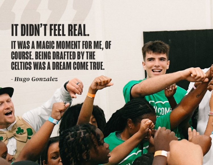 綠軍新秀岡薩雷斯：感覺很不真實！被綠軍選中實現(xiàn)了我的夢想！