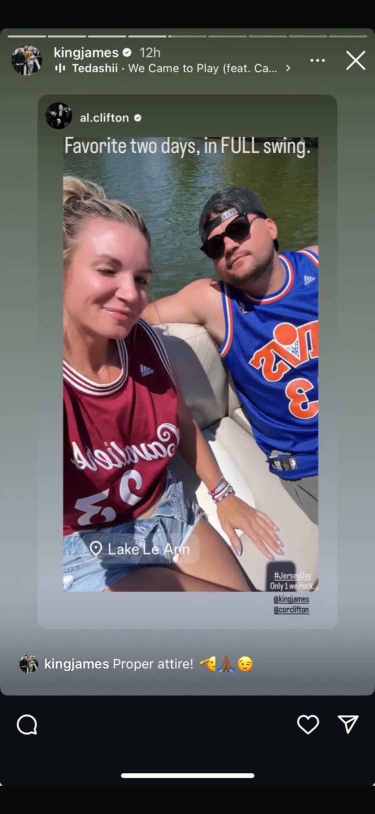 湖人女記者自拍身穿詹姆斯騎士球衣 詹姆斯點評：恰當(dāng)?shù)闹b??