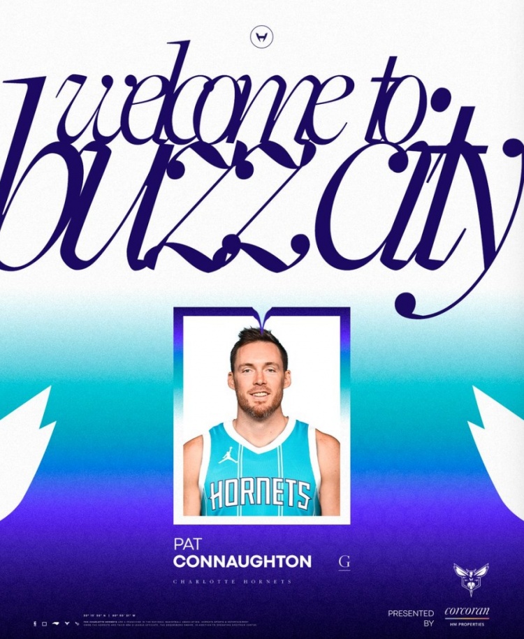 官方：黃蜂正式將米西奇送至雄鹿 換回康諾頓+兩個未來次輪簽