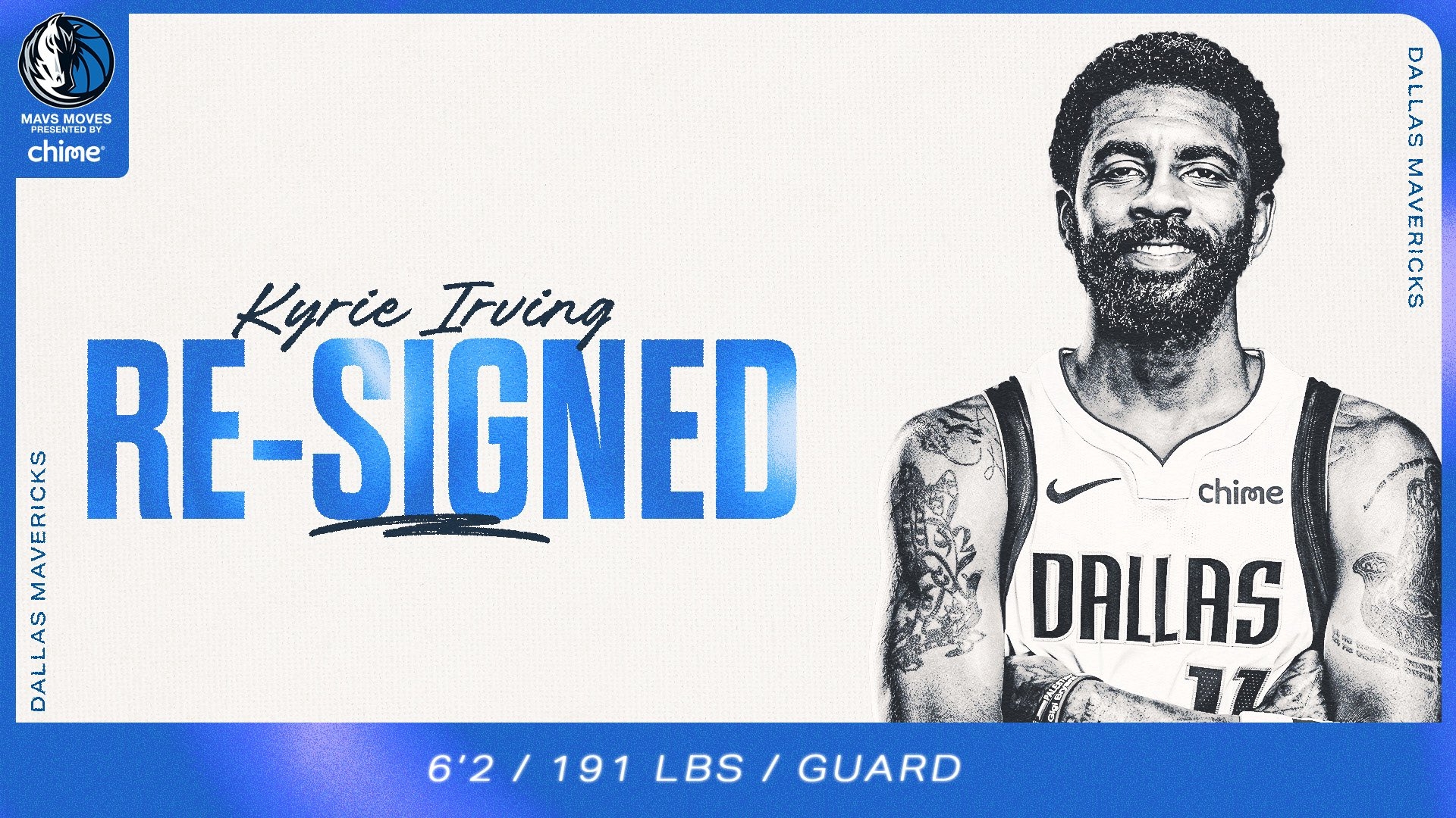 三年1.19億！獨(dú)行俠官方：與凱里-歐文完成續(xù)約??