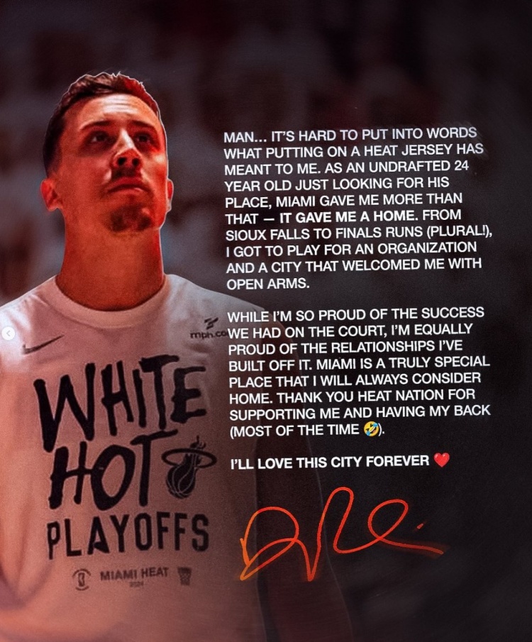 七年時(shí)光！鄧羅深情告別熱火：我永遠(yuǎn)視這里為家 永遠(yuǎn)愛這座城市