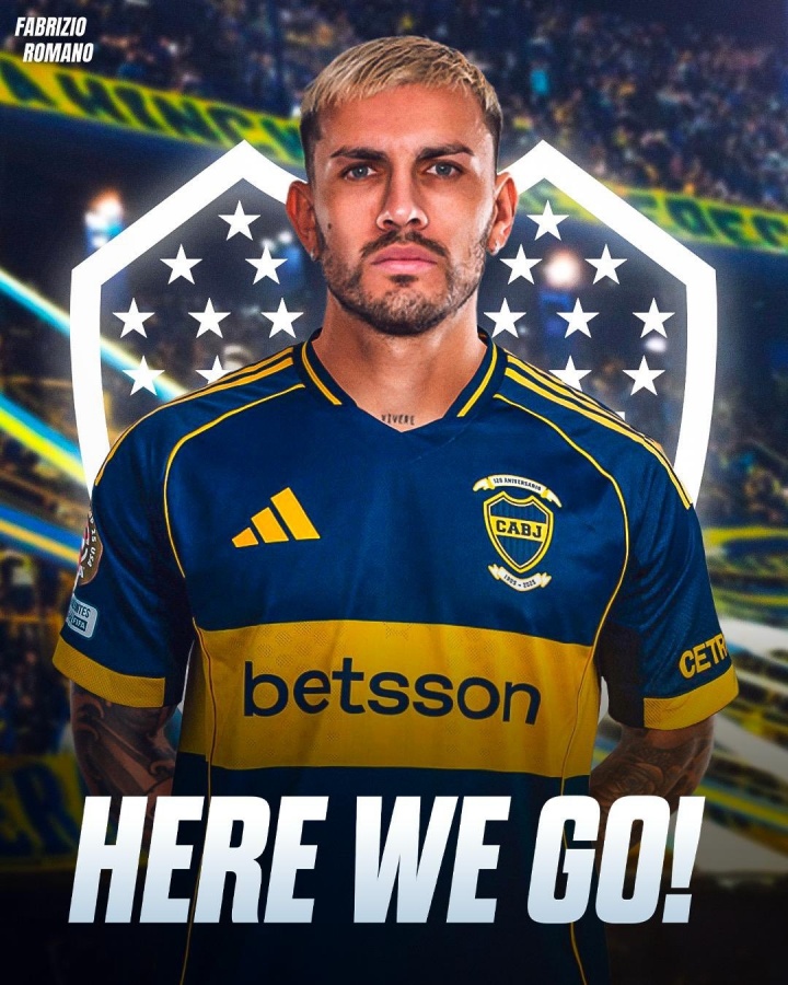 Here we go！羅馬諾：31歲帕雷德斯重返博卡，轉(zhuǎn)會費(fèi)350萬歐