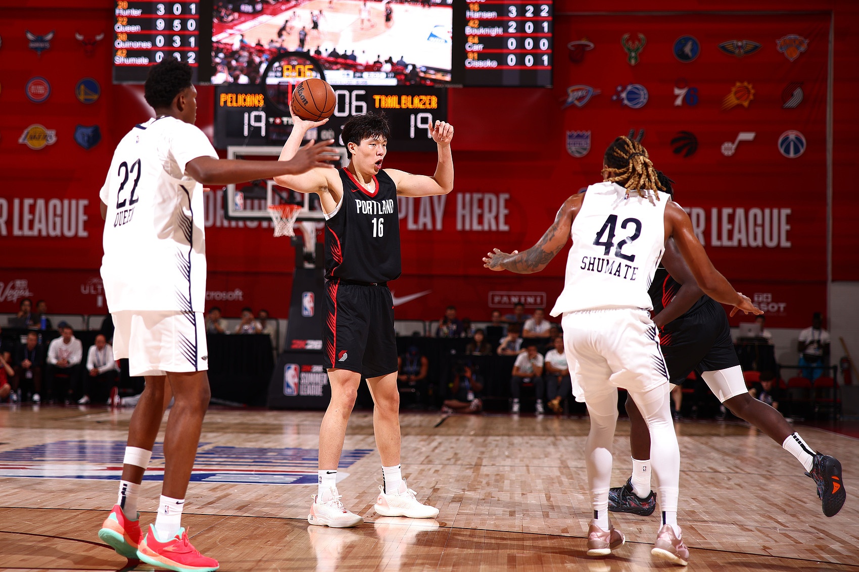 楊瀚森：美國打球更快更堅(jiān)決過半場就扔 CBA更偏向磨陣地跑戰(zhàn)術(shù)