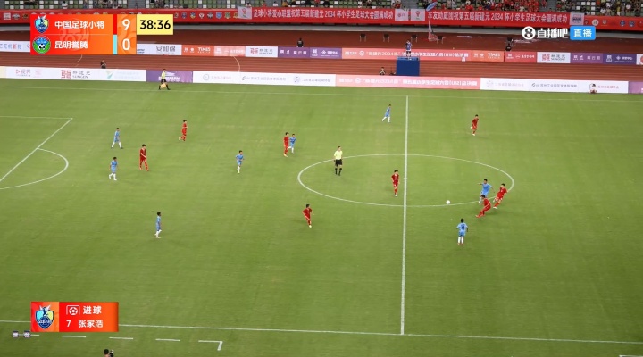 太殘暴了??2034杯比賽，中國足球小將39分鐘9-0領先昆明譽騰