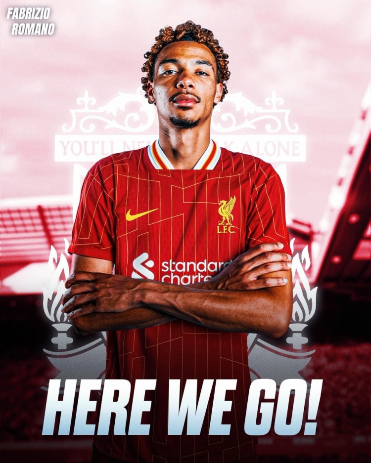 羅馬諾：?；倏嗣魅诊w抵利物浦接受體檢，隨后將簽約6年
