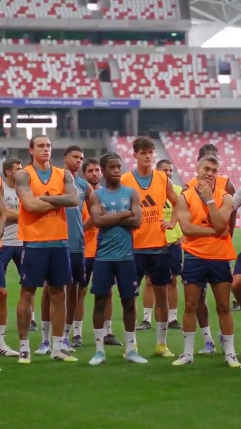 今晚對陣米蘭！阿森納曬訓練視頻：準備進行我們的第一場季前賽