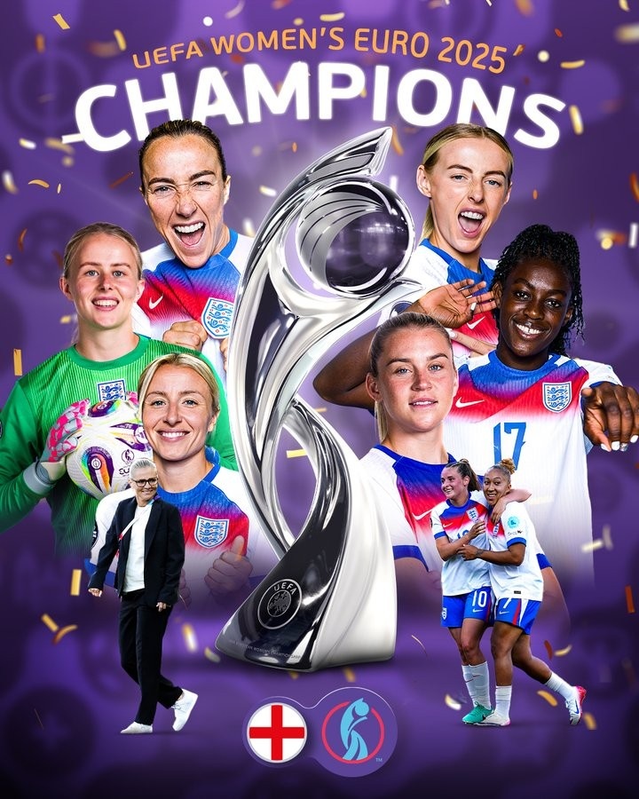 排面！英格蘭女足慶祝安排：29日在倫敦市中心舉行凱旋慶典