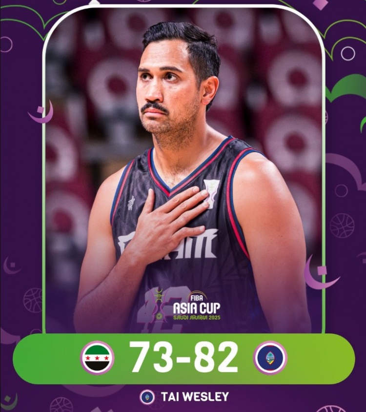 39歲泰-韋斯利21+9+8 關(guān)島男籃取隊(duì)史亞洲杯首勝