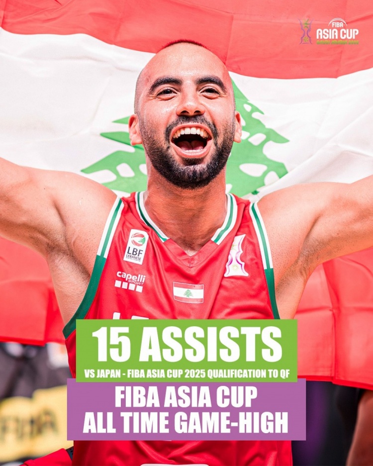 黎巴嫩后衛(wèi)阿里-曼蘇爾15助攻創(chuàng)亞洲杯歷史紀(jì)錄 日本全隊(duì)19次