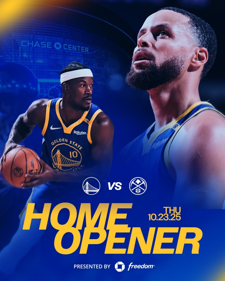 連戰(zhàn)湖人掘金！勇士隊(duì)主場(chǎng)揭幕戰(zhàn)：10月24日迎戰(zhàn)掘金隊(duì)