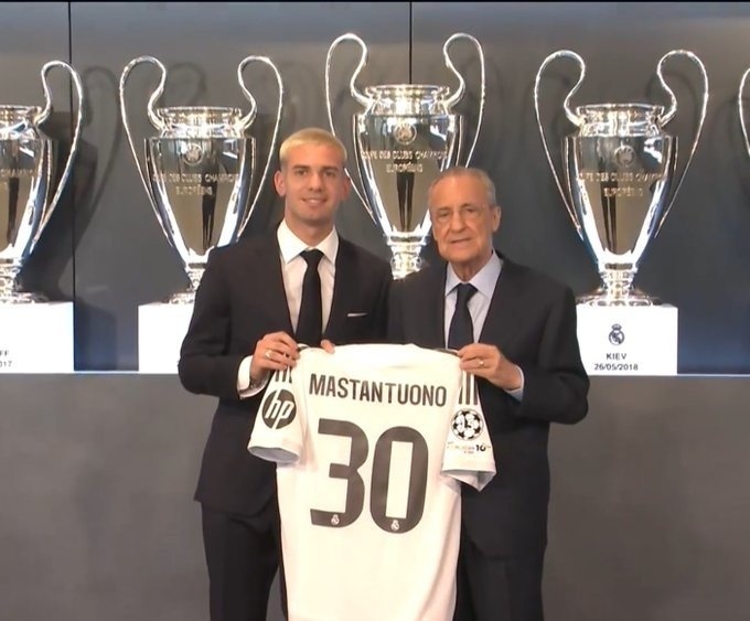 皇馬B隊球員號碼！馬斯坦托諾將身穿皇馬30號球衣