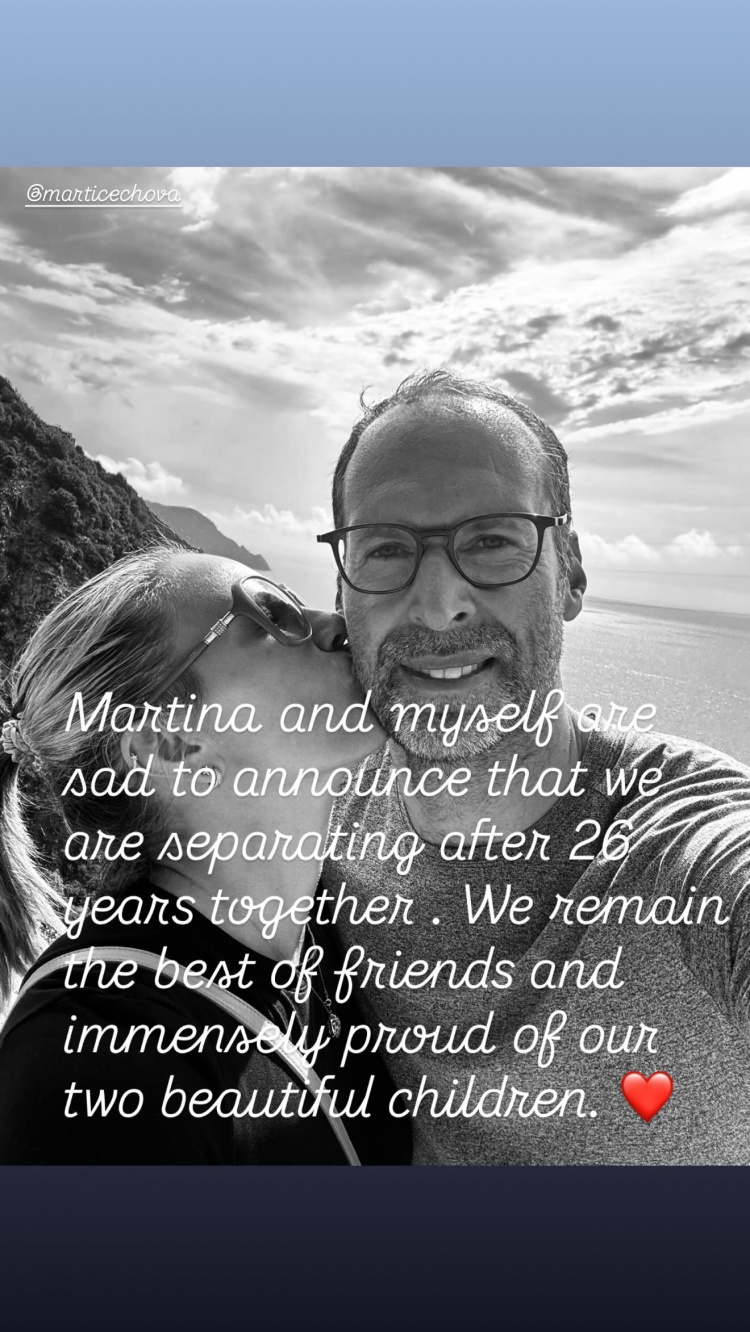 相識26年！切赫宣布與妻子離婚：我們決定分開，但仍是最好的朋友