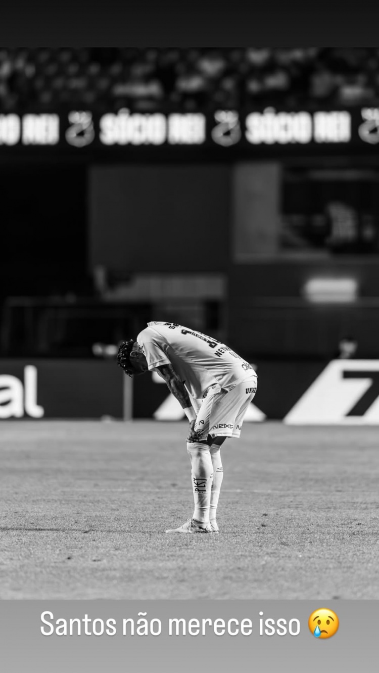 慘敗！內馬爾社媒曬黑白照：桑托斯不該遭受這樣的失利??