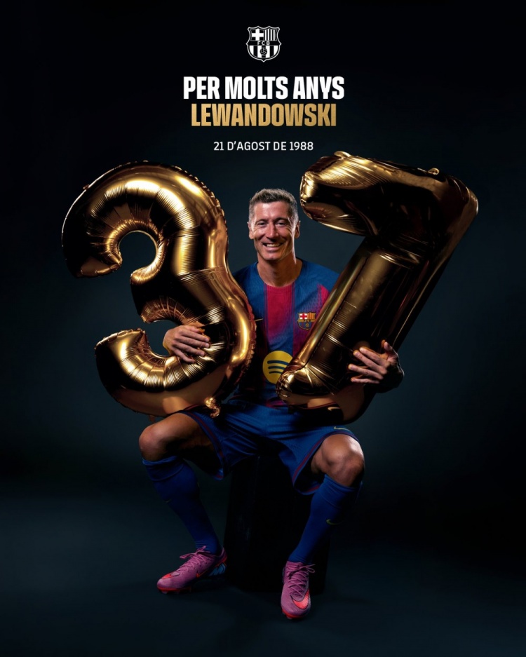 巴薩祝萊萬(wàn)37歲生日快樂(lè)，加盟以來(lái)出戰(zhàn)147場(chǎng)101球20助+斬獲5冠