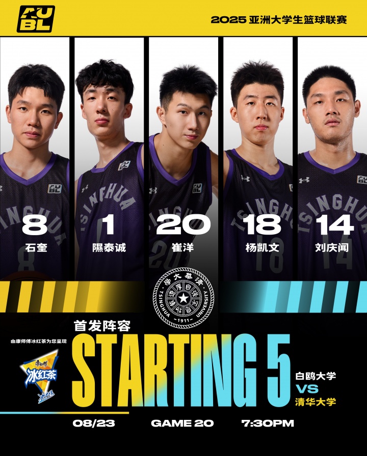 清華大學(xué)淘汰日本白鷗大學(xué) 殺進(jìn)AUBL決賽將戰(zhàn)中國(guó)臺(tái)北的政治大學(xué)