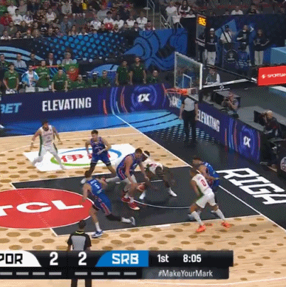 賞心悅目！約基奇&約維奇各一個單手傳球 助阿夫完成快攻