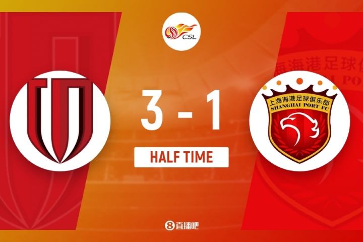 半場-蓉城3-1海港 古爾芬克爾傳射+造點費利佩雙響王燊超屢被打穿
